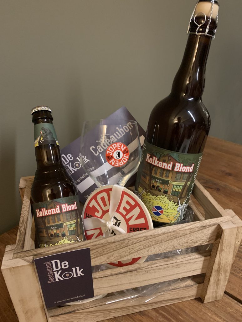 Steun Restaurant De Kolk Kolkend Blond bier pakket